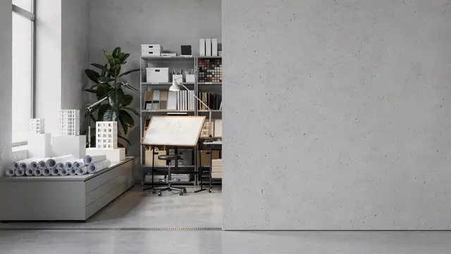 Architecture Practice (Seated) video call backdrop