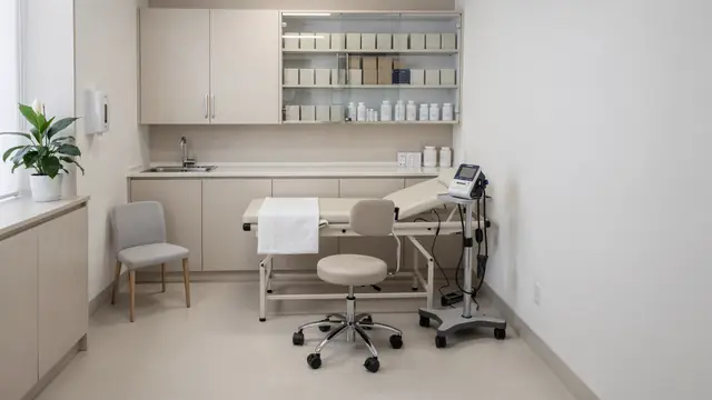 Medical Clinic (Standing) video call backdrop