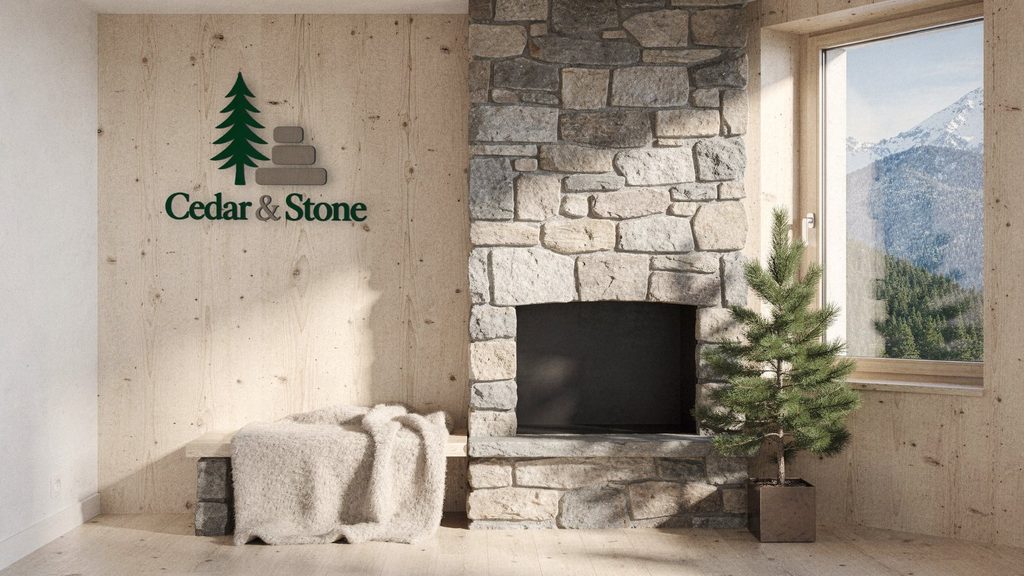 Video call with the logo of Cedar and Stone